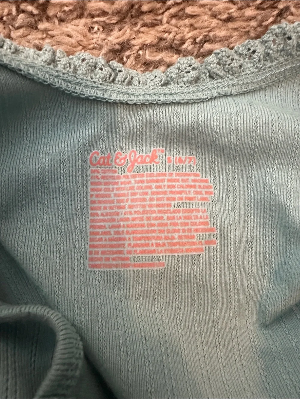 NWT cat &jack green and blue heart tank 7